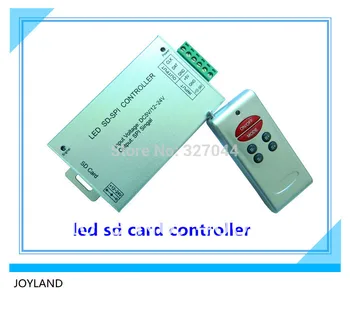 Magie de Culoare Controler DC 12-24V cu LED-uri Wireless SD Card Controler Pentru Benzi cu Led-uri Led-uri Modulul 10set/lot