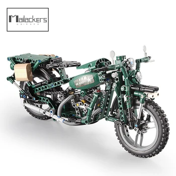 Mailackers WW2 Militare Accesorii pentru Motociclete Blocuri Soldații Armatei Pușcă Model de Vehicul Arme Cărămizi Jucării pentru Copii