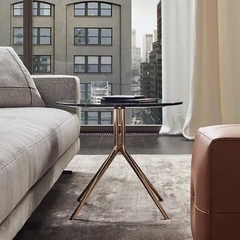 Masă de cafea simplu de lumină moderne de lux apartament mic camera de zi acasă Nordic designer partea de masă a