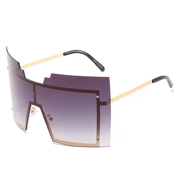 Neregulate ochelari de soare tendință ocean bucata ochelari de soare unisex personalitate de moda de stradă trage ochelari de soare