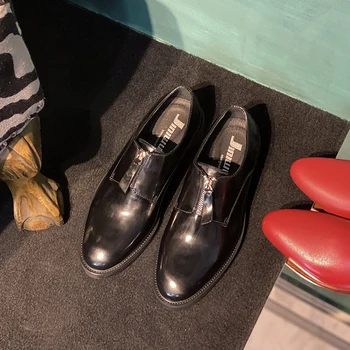 Nou Stil Oxford Slip la Nunta shoeds lucrate manual din piele Pantofi Casual pentru barbati de Moda de Înaltă Calitate Negru barbati pantofi