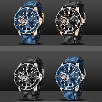 Noul PAGANI Design Mens Utilaje Ceasuri Safir de Lux Automatic Ceas din Oțel Inoxidabil rezistent la apa 200m Ceas Relogio Masculino