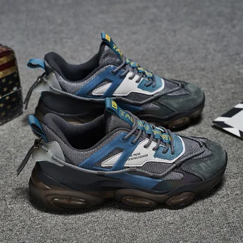 Pantofi Sport bărbați 2021 Gros cu talpi anti-alunecare, rezistent la Uzura ochiurilor de Plasă Respirabil de Moda Casual, Pantofi de Fitness în aer liber Pantofi de Funcționare