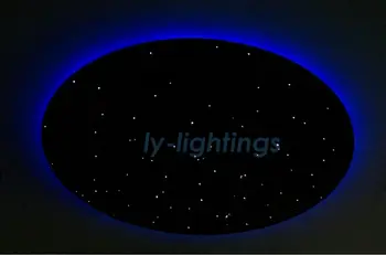 Schimbare culoare twinkle stele DIY fibra optica kit de lumina 20W sursă de lumină led cu 0.75mmx3mx200 fibra optica pentru decor
