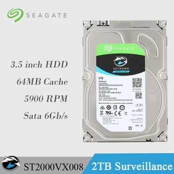 Seagate 2TB Supraveghere Video HDD Hard Disk Internă 5900 RPM SATA 6Gb/s 3.5-inch, 64MB Cache ST2000VX008 HDD Pentru Securitate