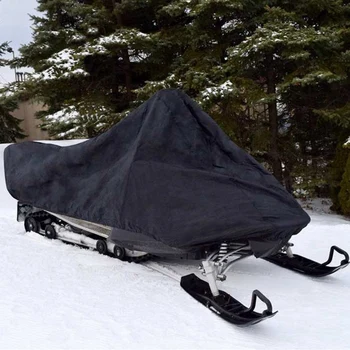 Snowmobil Capac rezistent la apa Praf Trailerable Sanie Capacul de Stocare Anti-UV Cover Iarna Motorcyle în aer liber 368x130x121cm