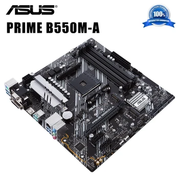 Socket AM4 Asus PRIM B550M-O Placa de baza 3-Gen AMDRyzen DR4 128GB PCI-E 4.0 M. 2 SSD VGA DVI un overclocking B550 Placa-Mama AM4