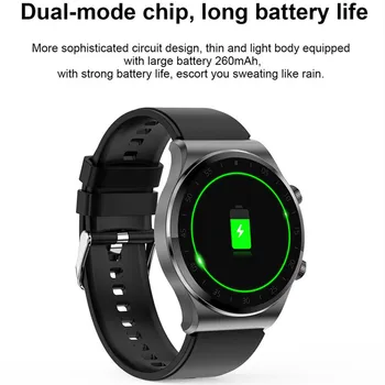 T41S Ceas Inteligent pentru Bărbați Bluetooth Apel de Muzică de Control de Monitorizare a ritmului Cardiac Personalizat Fata Ceas Fitness Tracker Sport Smartwatch