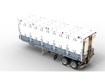 Tehnologia bloc MOC container camion remorcă copii asamblate model de jucărie baiat cadou de ziua și 42078 conexiune