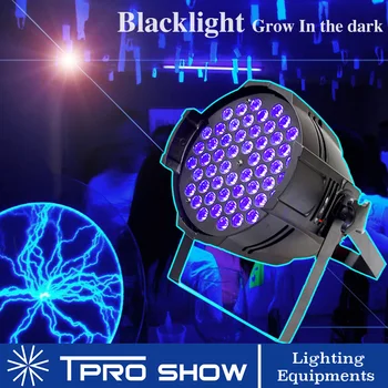 UV Lumina Disco DMX Negru Parte Lumina Reflectoarelor UV LED Par Tun DJ Lumina Strobe LED-uri se Spală pentru Scena Mare Club Scena Ballroom