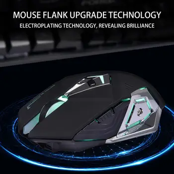 Wireless RGB Mechanical Gaming Keyboard Și Mouse-ul Profitabilă rezistent la apă Tastatură Mouse-ul Pentru Laptop Notebook PC-ul Desktop de Calculator