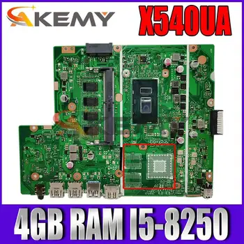 X540UA placa de 4GB RAM I5-8250 CPU placa de baza Pentru ASUS X540UBR X540UB X540UA X540U X540 laptop placa de baza Testate